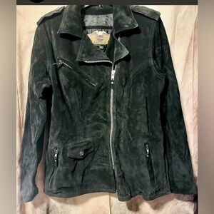 Women’s Harley Davidson Suede Motorcycle Jacket Medium